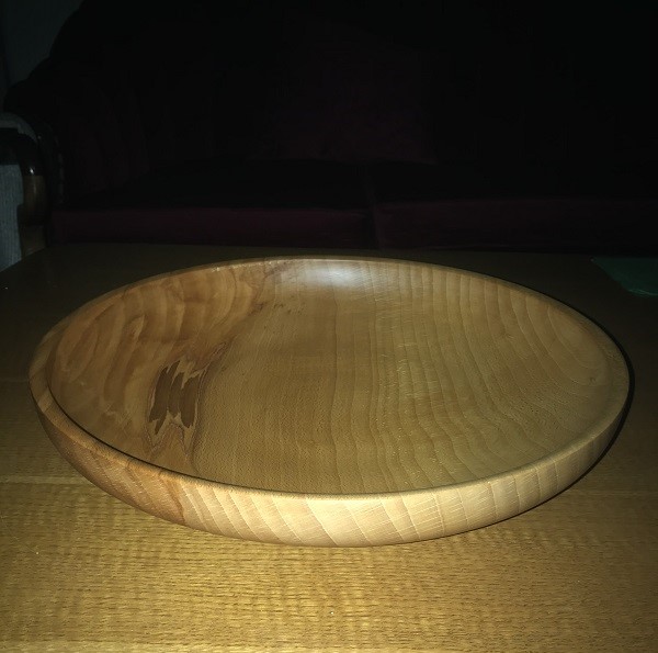 15″ Oak Fruit Bowl